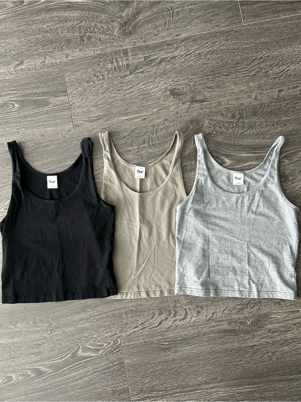 TNA Scoop Tank Trio - Black, Green, Gray